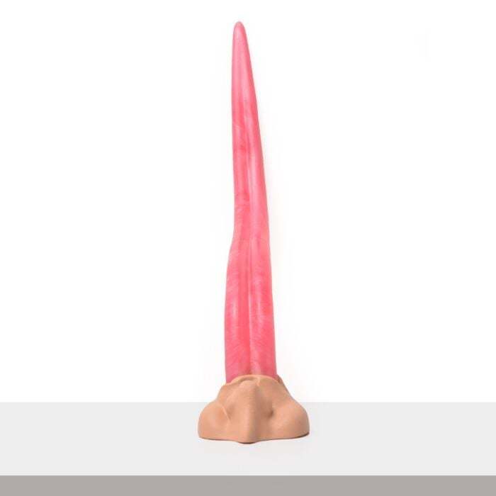 Sinnovator Tongue Lasher Platinum Silicone Urethral Sound | UberKinky